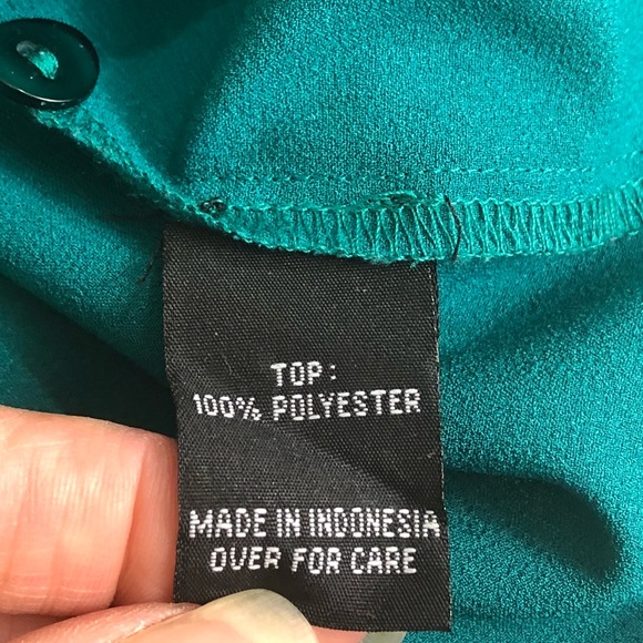 A. Beyer Studded Collar Blouse Size XL K40 - Picture 4 of 7